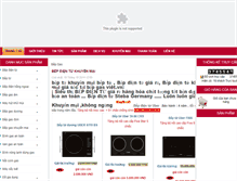 Tablet Screenshot of bepgasviet.vn